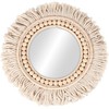 Primitives by Kathy Beaded Fringe Mirror