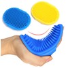 Kwispel Dog Grooming Brush, Pet Shampoo Bath Brush Shedding Soothing