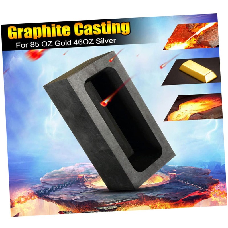 Gadpiparty Graphite Ingot Mould for Melting Non Ferrous Metals High