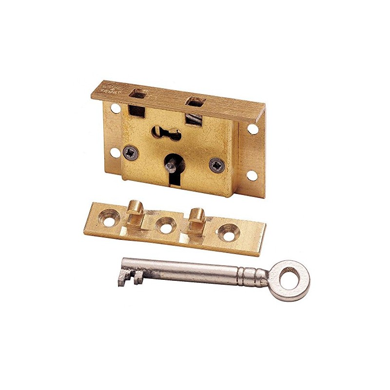 Rockler Half Mortise Heavy Duty Skeleton Key Lock - Solid