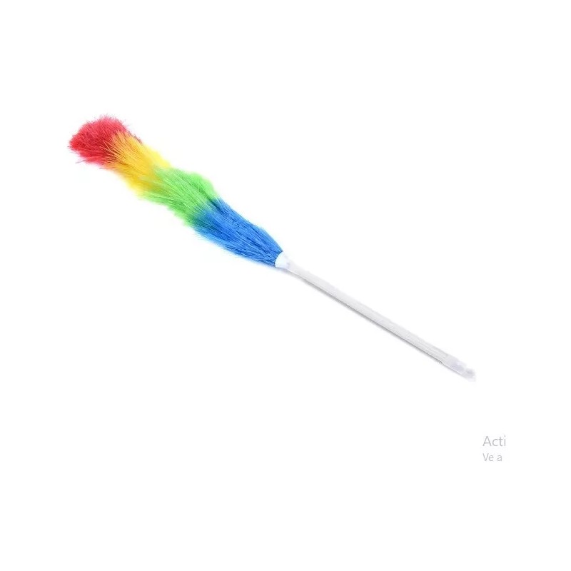 Plasticocina Plumero Sacudidor 65cm Atrapa Polvo Multicolor Practico