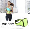 Totority 4pcs Portable Mic Belt Waist Pack for Fitness Securely