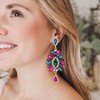 EVER FAITH Austrian Crystal Prom Teardrop Marquise Statement Chandelier Earrings