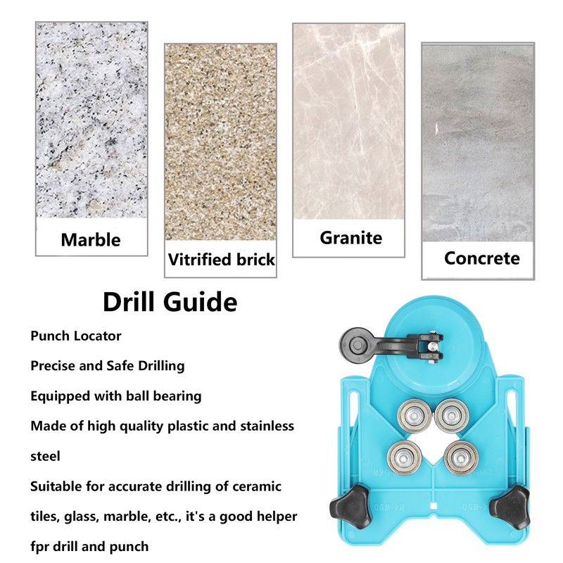 16Pcs Diamond Drill Bit Hole Saw 6‑50mm Cutter Drilling Tool