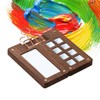 Hinourisha 8 Grid Portable Sketchbook Palette, Wooden Colour Palette Box,