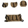 Sharplace Tool Roll up Bag Handbag with 5 Zipper Pockets