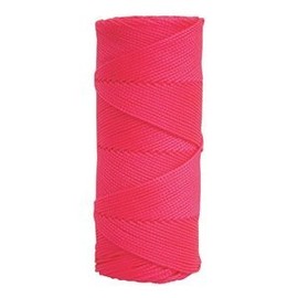 Masons Line, 500 ft, Braided Nylon, Pink