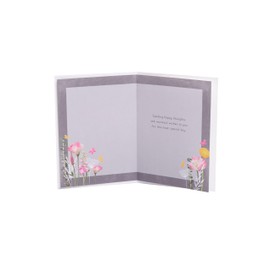 UK Greetings Birthday Card for Her/Friend - Flowers in Jar Design