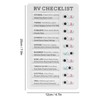 4pcs Checklist Board DIY Production Recyclable Portable Chore Checklist Detachable