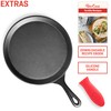 Uno Casa Cast Iron Comal Pan 10.5 Inch - Skillet