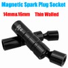 Yakamoz 2 Pieces Magnetic Spark Plug Socket Set, 14mm &