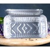 50 X No.6A Aluminium FOIL Food CONTAINERS with LIDS