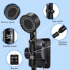 Shower Head, Water-Saving with Temperature Display, with Shower Holder and