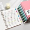 AHGXG Notepad, Ring Notebook, B5, Horizontal Ruled (A7mm), 150 Sheets,