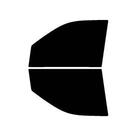 PreCut Front Door Window Tint Kit Compatible with Dodge Ram 2019-2023 4 Door Quad Cab, 50% VLT