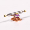 RACOFSB Fingerboard Trucks with Upgraded Urethane Bushings and Pivot Cup,34mm