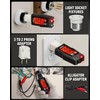 KAIWEETS Circuit Breaker Finder with LCD Display, GFCI Outlet Tester,