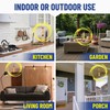 GATCH Fruit Fly Trap (4 Pack), Fly Stick for Mosquitoes,
