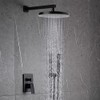 8.7 Inch Fixed Shower Head 220 cm Rainfall Swivel Ball