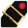 Adults Thick Black Belt for Fancy Dress Costumes - Leather