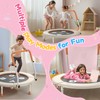 BCAN 36'' Toddler Trampoline, ASTM Certified-Foldable Mini Trampolines for Kids