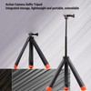 22.44in Portable Selfie Stick Tripod, 4 in 1 Extendable Travel