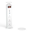 Pop Up Outlet for Countertop, 2.5'' Manual Lift Recessed Power