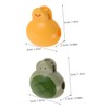 PACKOVE 2Pcs Cute Turtle Travel Toothbrush Head Covers Electric Toothbrush
