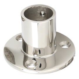 MJS013 90 Degree Round Base Stainless Steel Boat Round Base Boat Handrail Fittings25MM