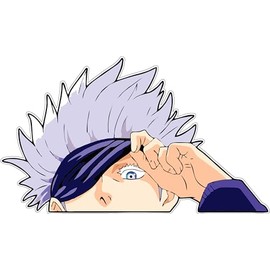 5” Satoro Gojo Jujutsu Kaisen Anime Peeker Decal Sticker