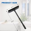 15.9" Window Squeegee for Car,2 in 1 Window Cleaner with