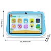 Kids Tablet 7-inch Android 10 4GB+64GB 1960*1080 High-Clear Screen Learning