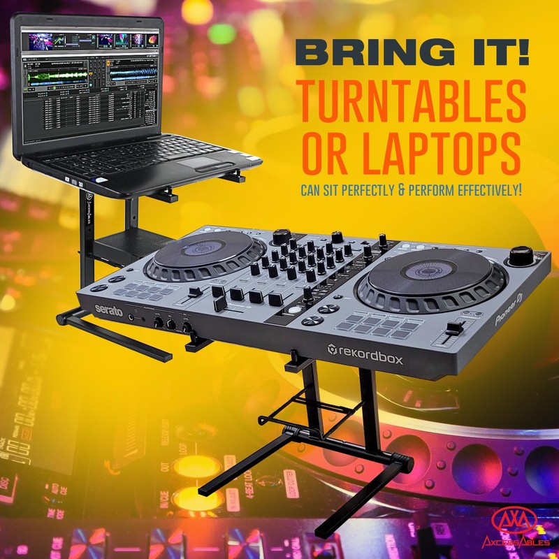 AXA AXCESSABLES DJ Laptop Stand with Travel Bag | Portable