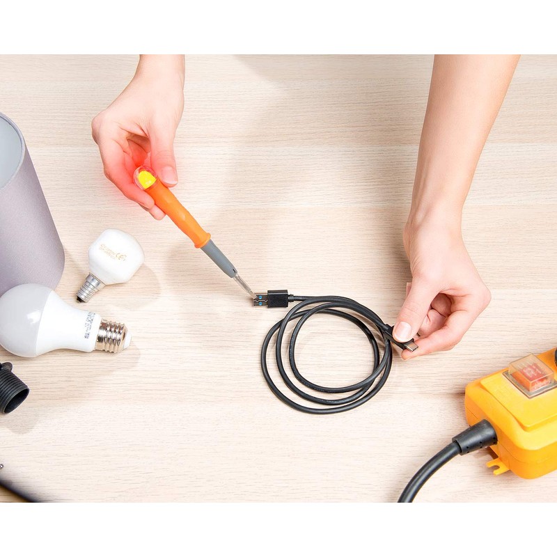 revolt Current Tester: Set of 3 Multifunction Voltage Tester and