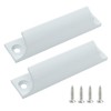 Cionyce White Window Sash Lift Handle, 3.5 inch Hole Center