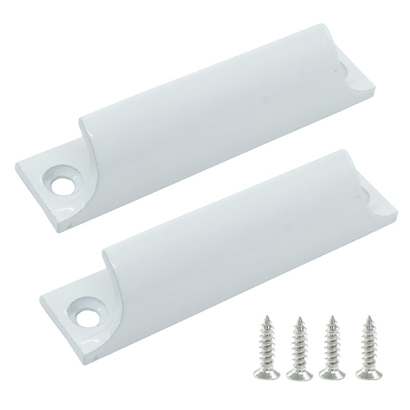 Cionyce White Window Sash Lift Handle, 3.5 inch Hole Center