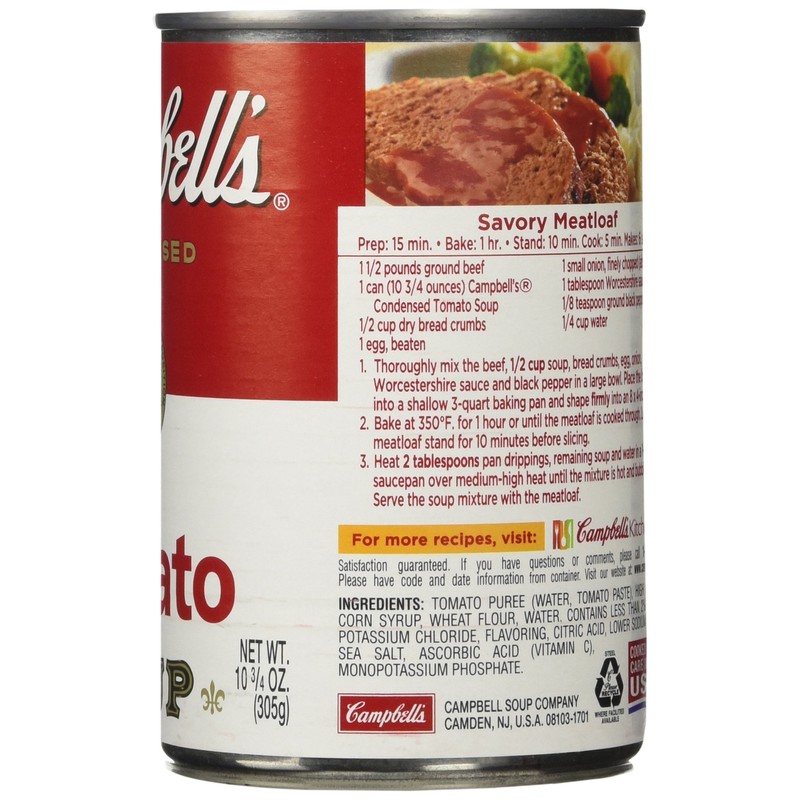 Campbell's, Condensed Tomato Soup, 10.75oz Can (Pack of 6)