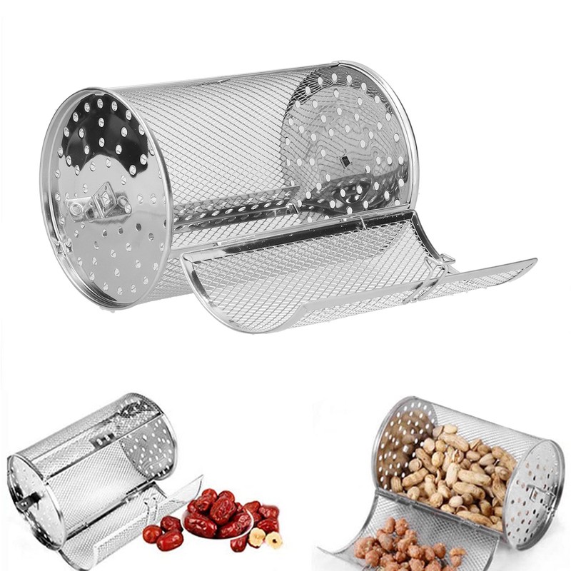 360 Degree Rotatable Fryer Basket Stainless Steel Baking Tool for