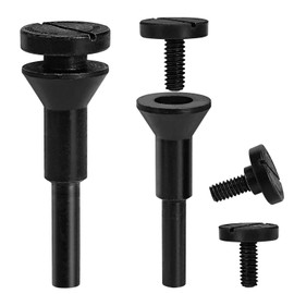 NuoDunco 2-pack Cut Off Wheel Mounting Mandrel, 6.35mm Shaft Fits Die Grinder and High-Speed Drill, 30000RPM