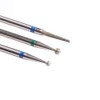 3PCS Cuticle Clean Carbide Nail Drill Bit Diamond Rotary Burrs