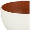 Yamanaka Lacquer Natural Range Keyaki Heathered Large Soup Bowl, White