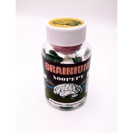 BRAINIUM - Noopept Capsules - 60 Capsules - 25mg Per Capsule - Over 99% Purity