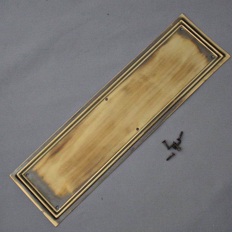 Lincoln Brass Finger Plate
