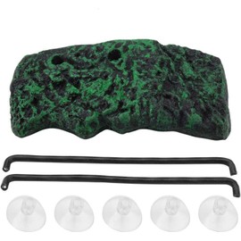 THJOPOKEEL Plataforma para Tomar el Sol para Tortugas, Mediana, rampa sumergida, Plataforma de Isla de Tortuga para pecera para Animales semiacuáticos para Acuario (L)