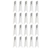 20pcs Nose Hair Cutter Replacement Head with Cleaning Brush Steel