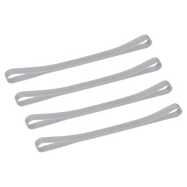 QUARKZMAN Towel Bands 4 Pack Rubber Towel Clips for Cruise Chairs Swimming Pool Travel Beach Holiday Better Choices for Towel Clips Grey