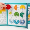 1Pcs Magnetic Fraction Educational Puzzle,Magnetic Fraction Tiles and Fraction Circles
