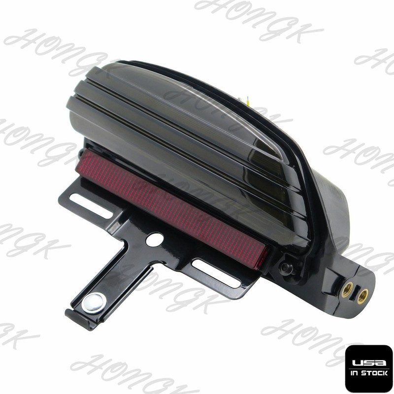 HONGK- US Smoked Tri-Bar Wide Fender LED Tail Light Bracket