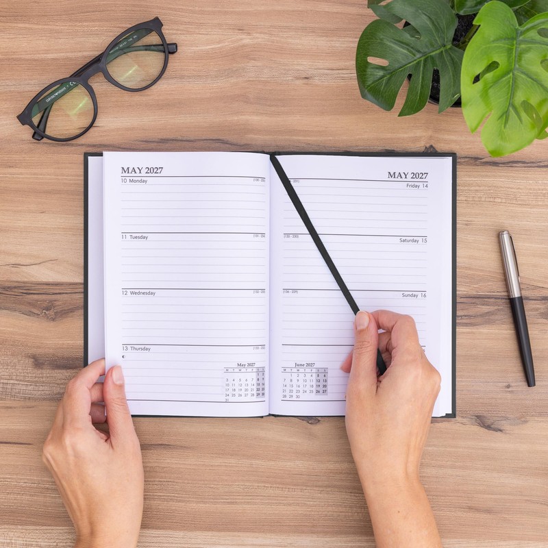 evelay 2027 Diary A5 Week to View - Hardback Planner
