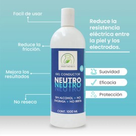Gel Conductor Neutro Para Aparatología 1 Litro